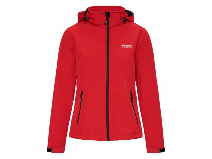 Nordberg Ingrida Red Damen Softshelljacke
