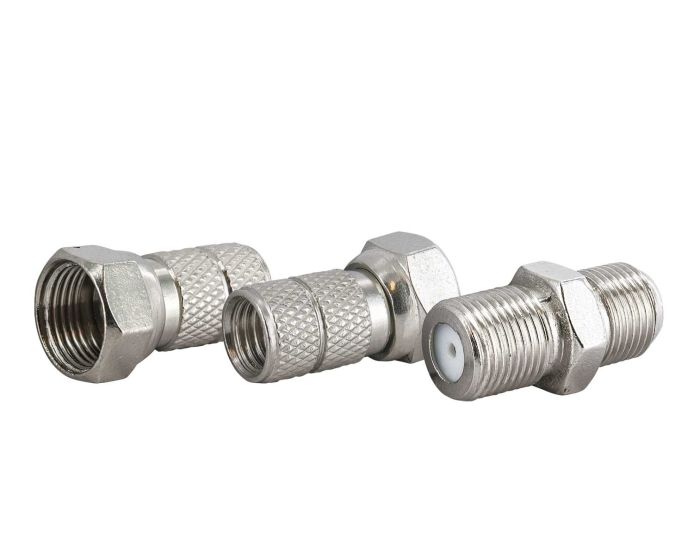 Schwaiger KVBS65 531 6,5 mm F-Kabelverbinder Set