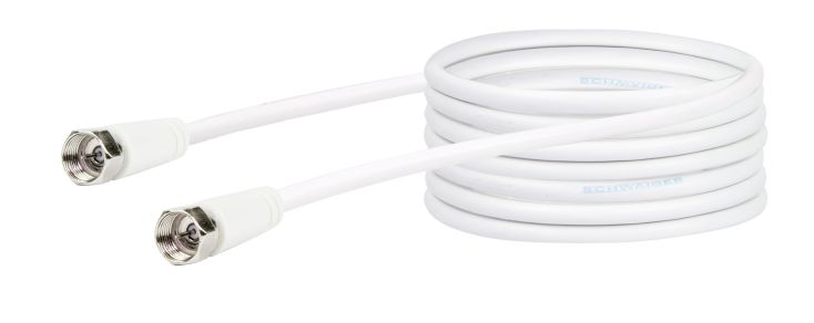 Schwaiger KVC299 10 Meter weißes Satellitenkabel