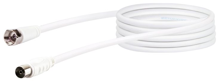 Schwaiger KVCK173 3 meter weißes Satellitenkabel