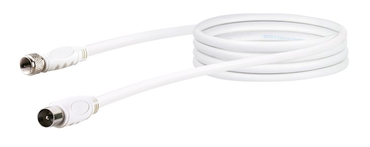 Schwaiger KVCKHQ181 1,5 Meter langes weißes Adapterkabel