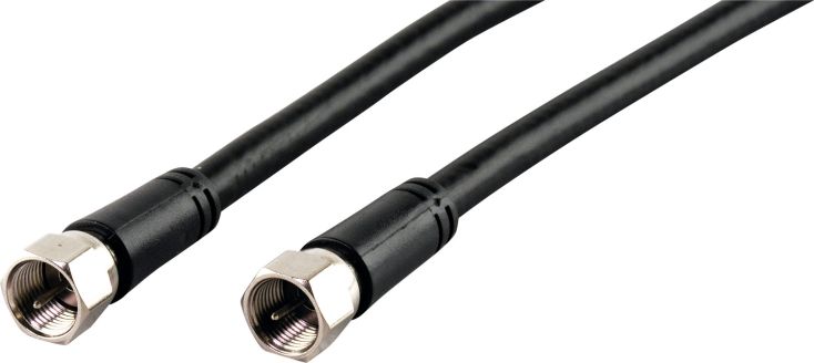 Schwaiger KVCHQ100 10 Meter schwarzes Satellitenkabel