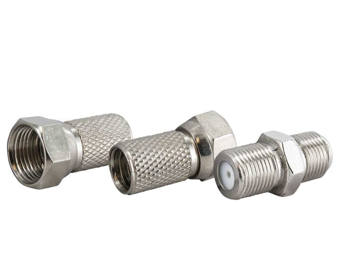 Schwaiger KVBS80 8 mm F-Kabelverbinder Set