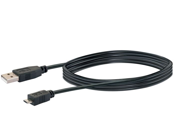 Schwaiger CK1512 1,8 meter schwarzes Micro-B USB Anschlusskabel