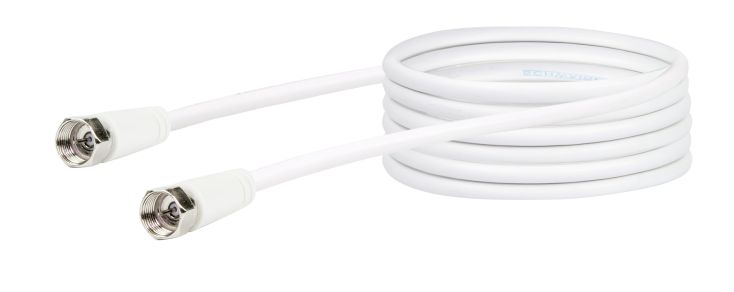 Schwaiger KVC230 3 Meter weißes Satellitenkabel