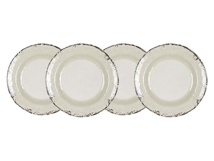 Gimex Stone Line Set mit 4 tiefen Tellern