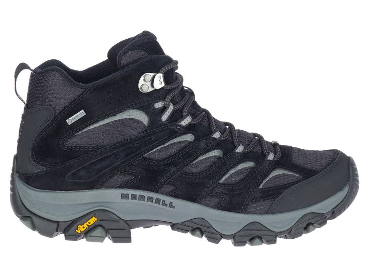 Merrell Moab 3 Mid GTX Black Herren Wanderschuhe