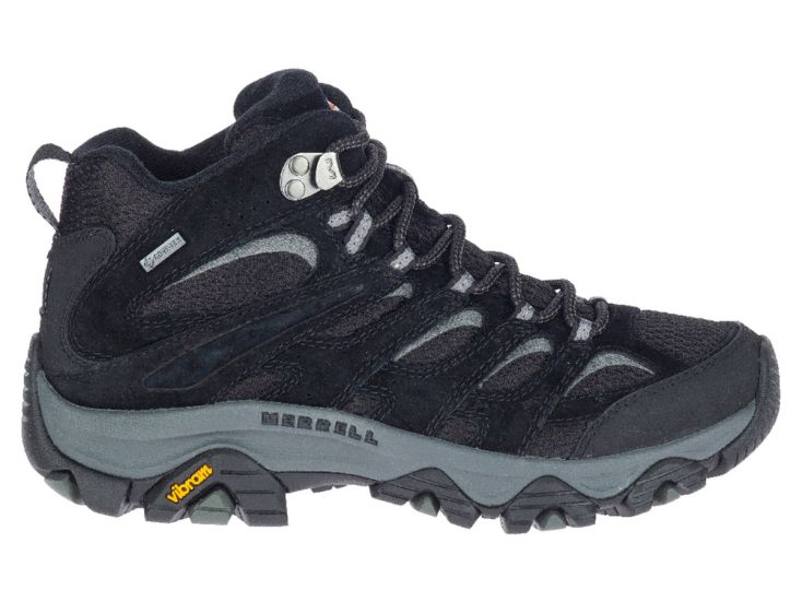 Merrell Moab 3 Mid GTX Black/Grey Damen Wanderschuhe