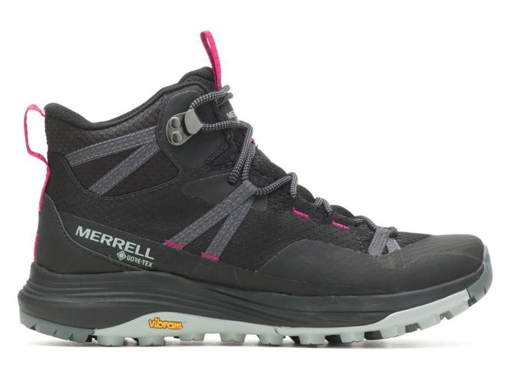 Merrell Siren 4 Mid GTX Black Dames Wanderschuhe