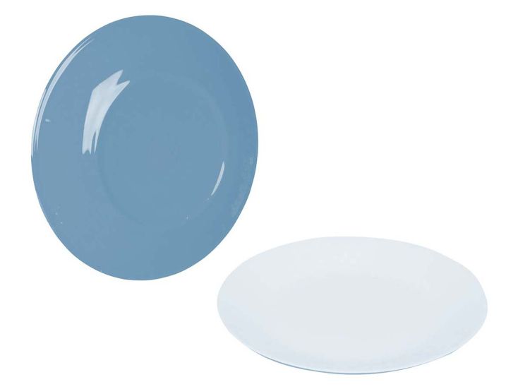 Bo-Camp Two-Tone set von 4 Frühstücksteller - Blue