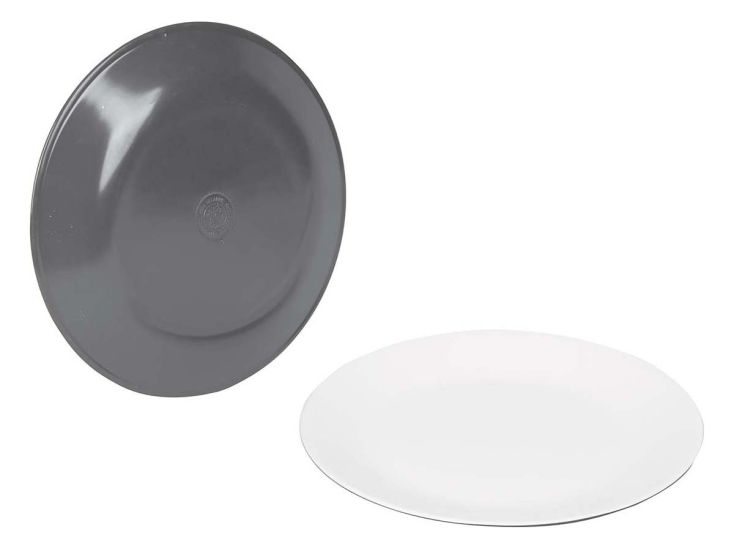 Bo-Camp Two-Tone Set von 4 Essteller - Grey