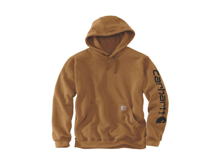 Carhartt Logo Sleeve Graphic Brown Herren Sweatshirt