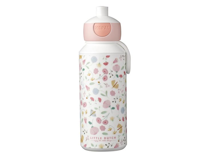 Mepal Campus 400 ml Pop-Up waterfles - Flowers & butterflies