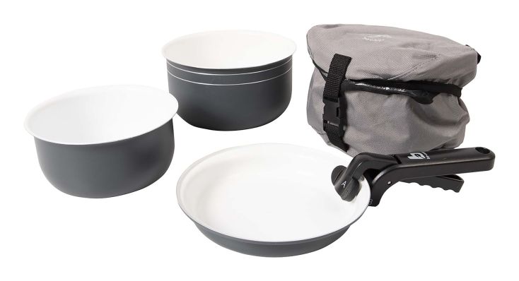 Bo-Camp Keramikbeschichtung 5-teiliges Trekking Topfset