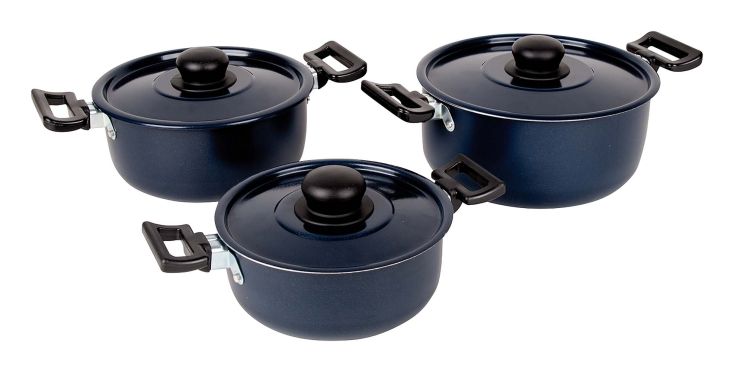 Bo-Camp Rondo 3-teiliges Topfset