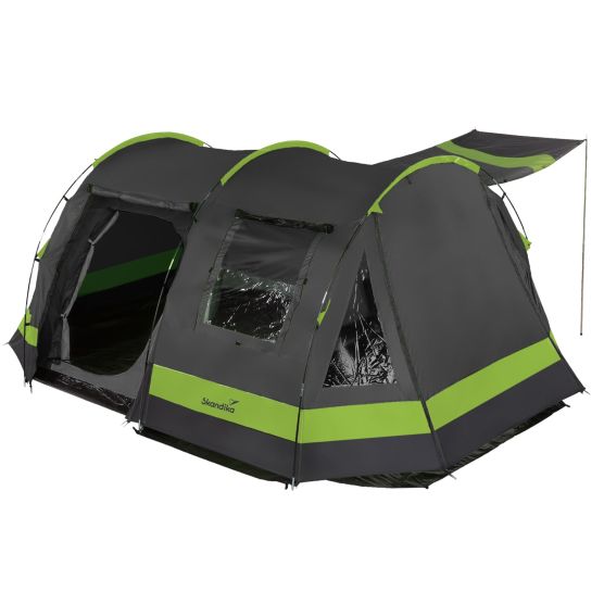 Skandika Kambo 4 tunneltent - black