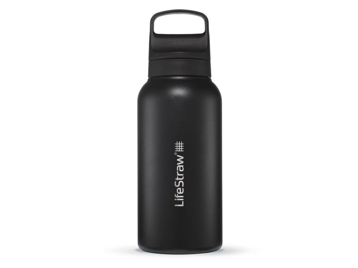 LifeStraw Go 2.0 1L isolierte Wasserfilterflasche - Black