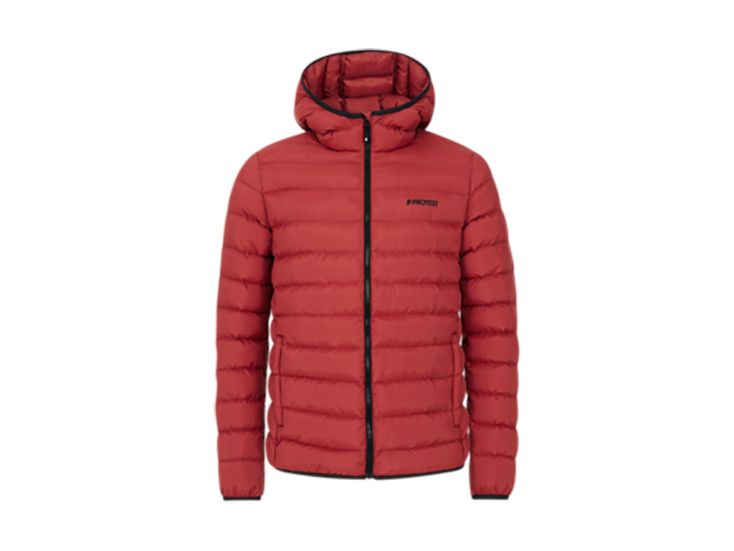 Protest Prtbasso Barn Red Herren Outdoor-Pufferjacke