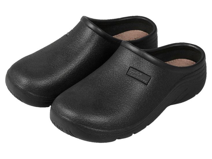XQ Garden Clogs Black Damen Gartenclogs