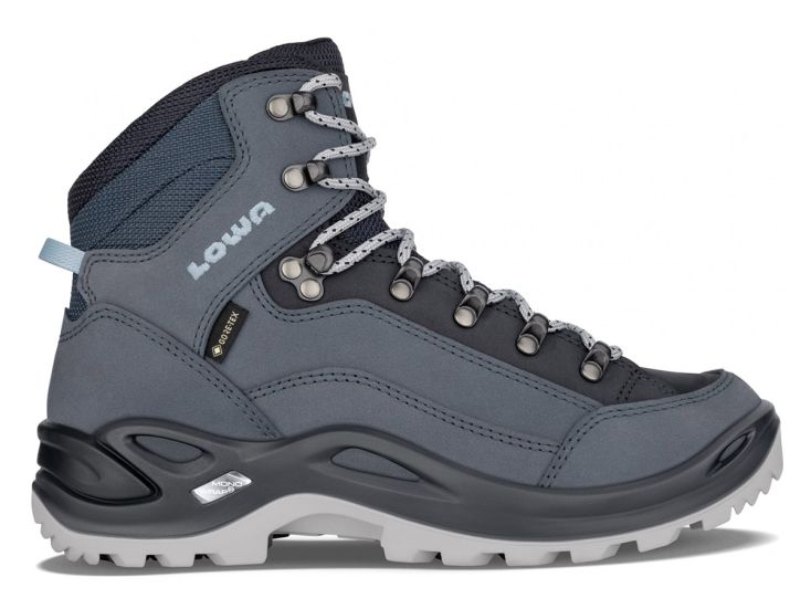 Lowa Renegade GTX Mid Smoke/Blue Damen Wanderschuhe