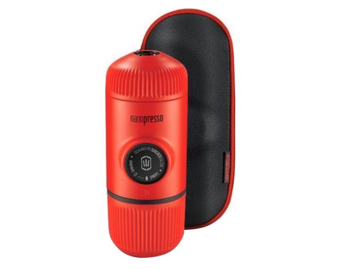 Wacaco Nanopresso tragbare Espressomaschine mit Schutzhülle