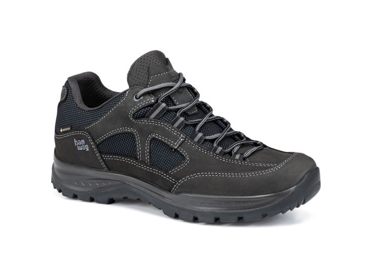 Hanwag Gritstone II Wide GTX Asphalt/Black herren wanderschuhe