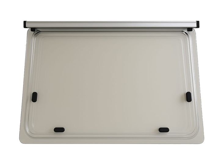 NRF Asia 900 x 500 mm Fenster mit Profil - grey