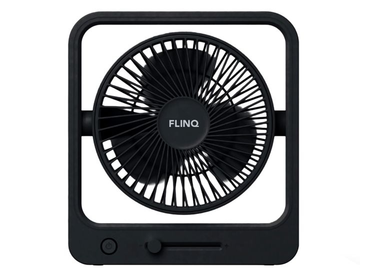 FlinQ Wiederaufladbarer Tischventilator - Black