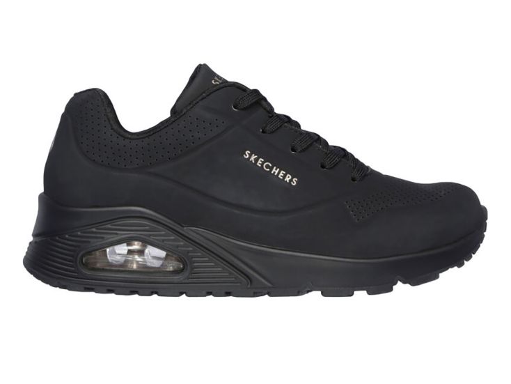 Skechers Uno - Stand On Air Damen Schuhe - Black
