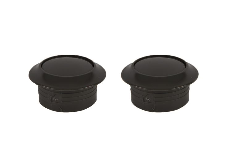 Push-Lock Knöpfe - Black