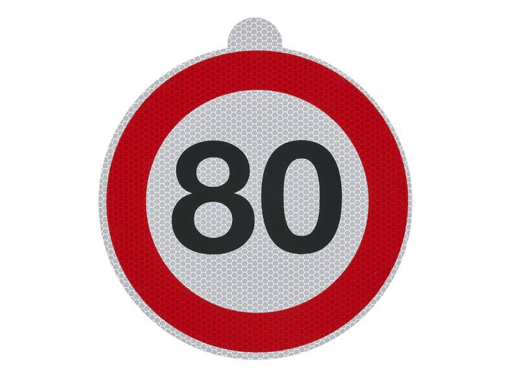 Tempoplakette 80 Italien