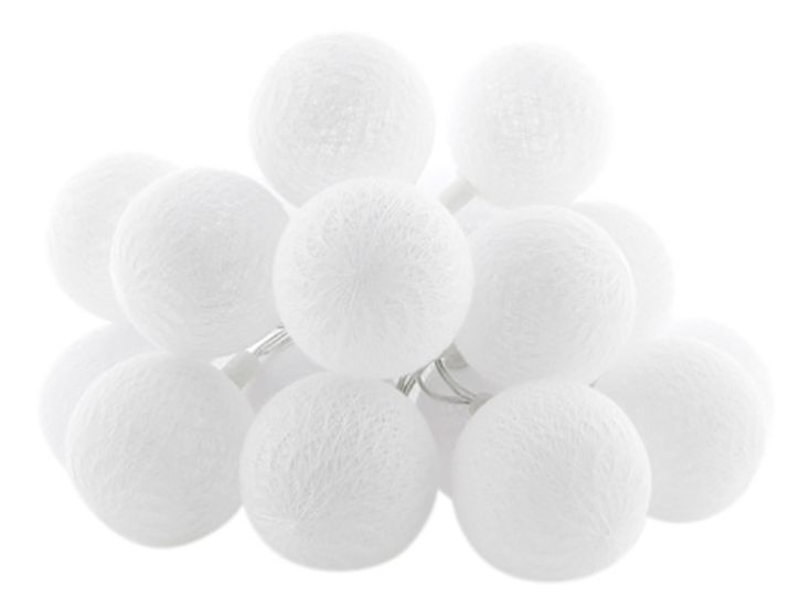 Cotton Ball Lights Outdoor Extension Kit lichterkette - Blanco