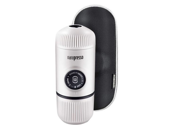 Wacaco Nanopresso tragbare Espressomaschine mit Schutzhülle
