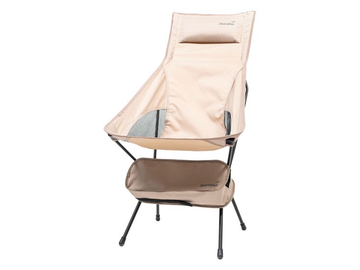 Skandika Solig ultraleichter Faltstuhl mit Tragetasche - Beige