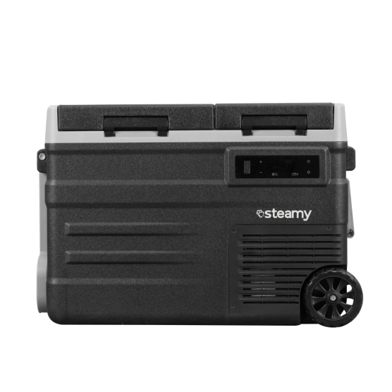 Steamy-E Dual Zone 45 Elektrische Kühlbox mit Rollen