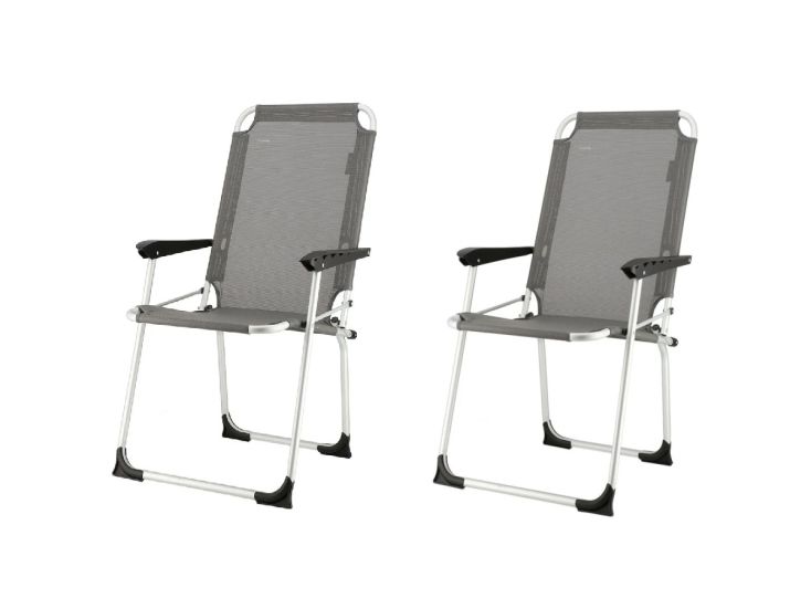 Travellife Ancona compact set van 2 stoelen - Grey