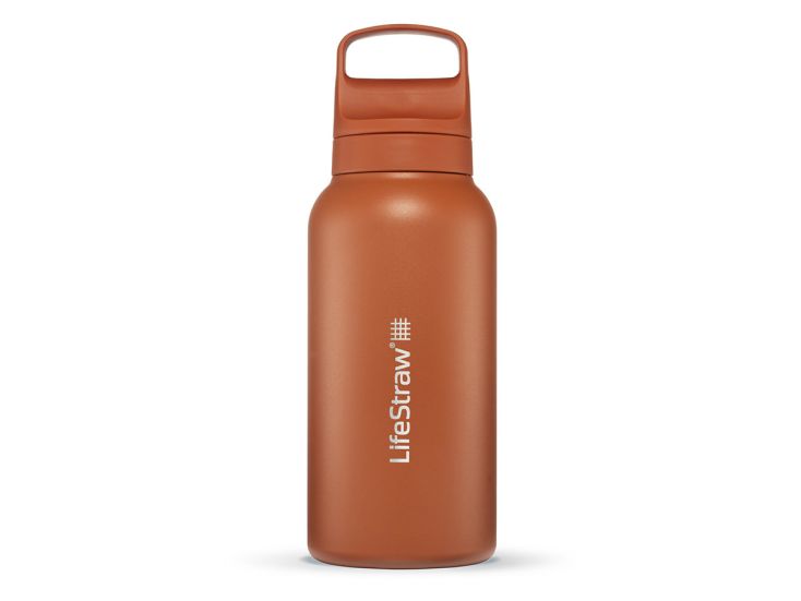 LifeStraw Go 2.0 1L geïsoleerde waterfilterfles - Orange