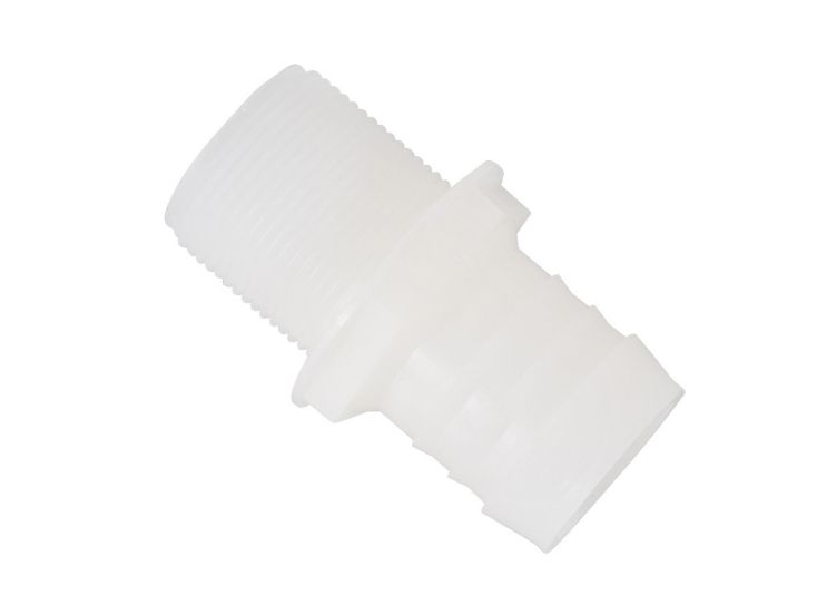 Badé 1 1/4" Außengewinde x 40 mm gerade Schlauchtülle