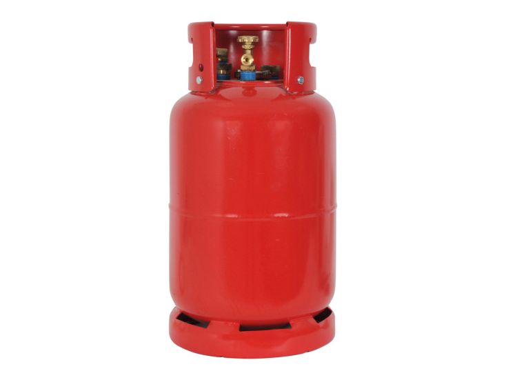 Badé 27 Liter Stahl LPG-Tank mit Kniekupplung