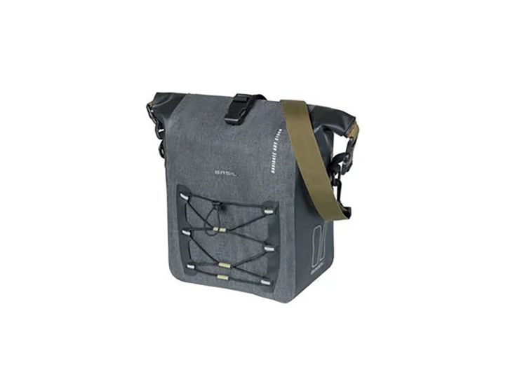 Basil Navigator Storm M 12-15 Liter einzelne Fahrradtasche - Black
