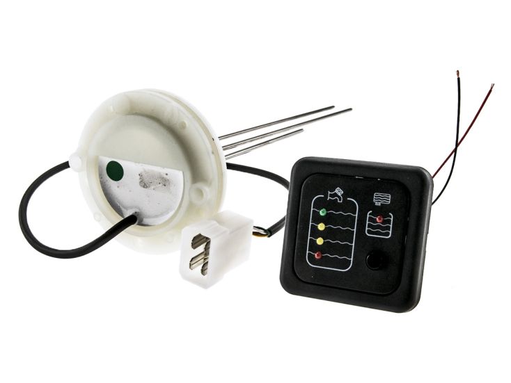 LED-Anzeige Rein- und Schmutzwasser