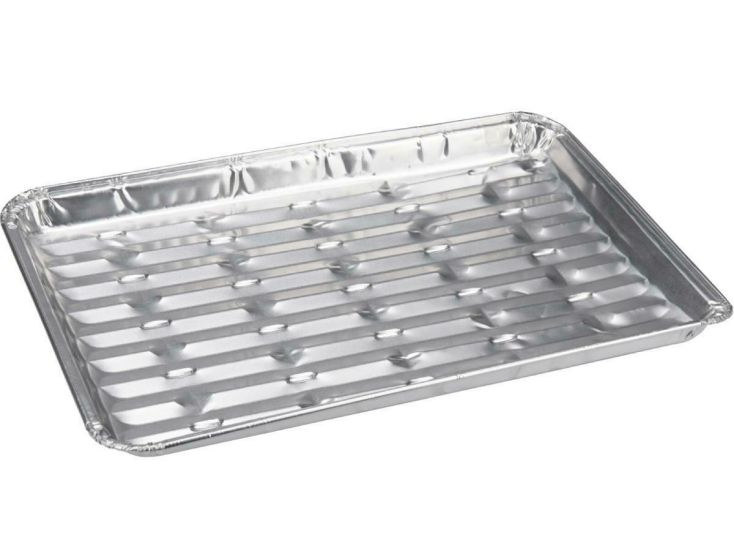 BBQ 24 x 16 x 1,5 cm Aluminium Grillschale - 4 Stück