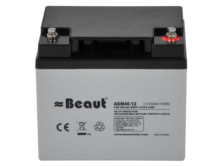 Zweite Chance Beaut 40 Ah AGM Batterie