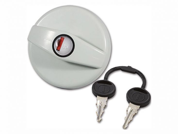 Tankdeckel Fiat Weiß - mit Schlüsseln