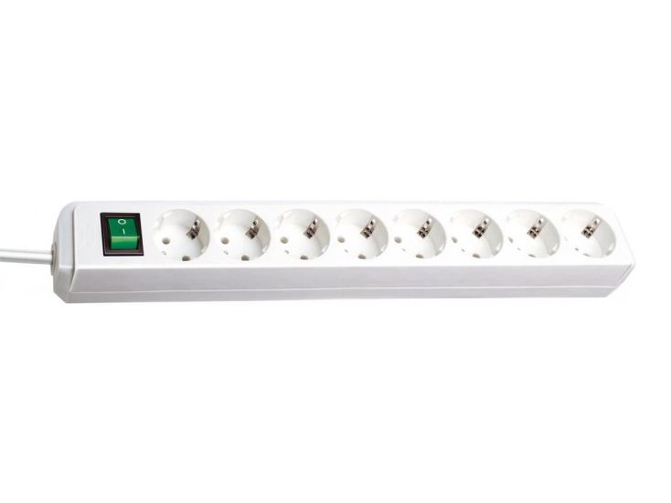 Brennenstuhl Eco-Line 8-fach Steckdose mit Schalter