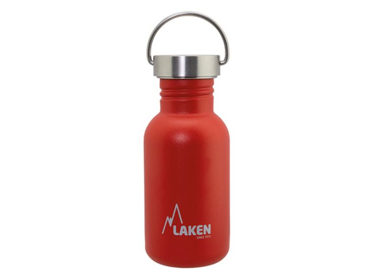Laken Basic Steel 500ml Trinkflasche - Red