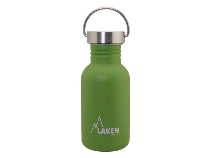 Laken Basic Steel 500ml Trinkflasche - Green