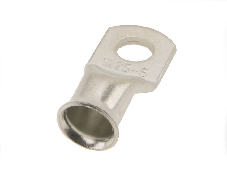 Rohrkabelschuh M6 (5 Stück) – 25 mm²