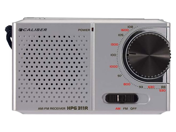 Caliber HPG311R Portable FM Radio
