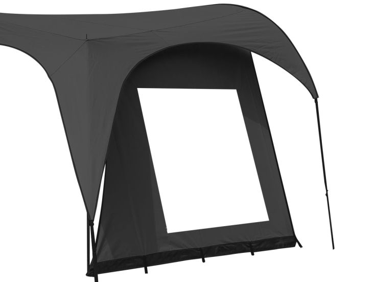 Campooz Trekking Seitenwand mit Fenster - Schwarz
